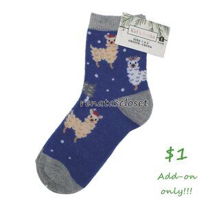 Made for Retail Kids' Festive Llama Socks NWT
